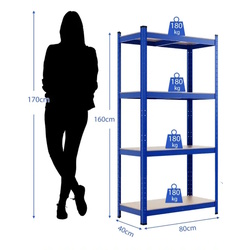Etajera Costway TL34073NY (Blue) Thumb