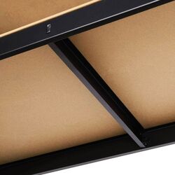 Etajera FunFit Home&Office 150x75x30cm (Black/Brown) Thumb