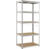 Etajera FunFit Home&Office 180x90x30cm (Silver)