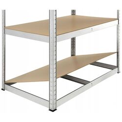 Etajera FunFit Home&Office 180x90x30cm (Silver) Thumb