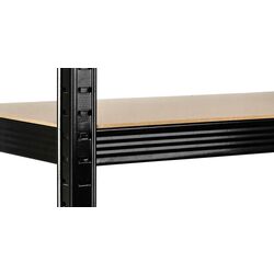 Стеллаж Funfit Home&Office 180x90x40cm (Black) Thumb