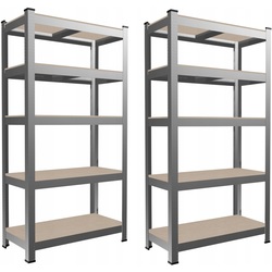 Набор стеллажей GardenLine GWI2158 180x90x40cm (Silver)