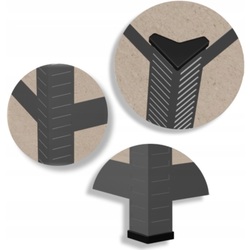 Set etajere GardenLine GWI2165 150x70x30cm (Silver) Thumb