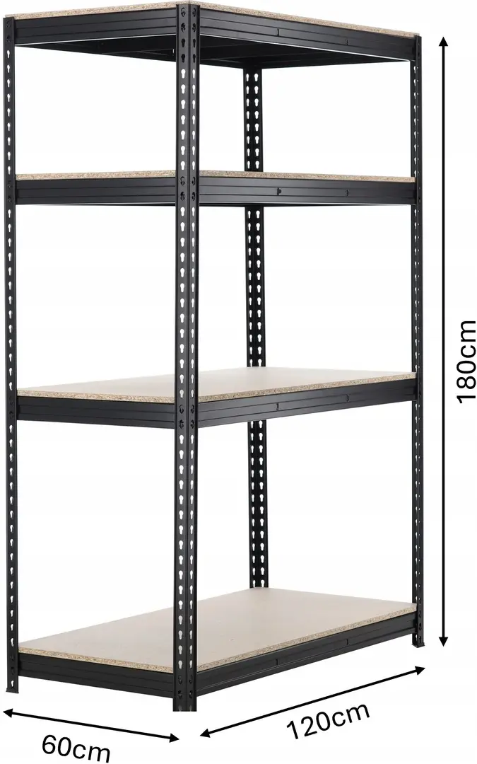 Стеллаж GardenLine GWI0667 180x120x60cm (Black)