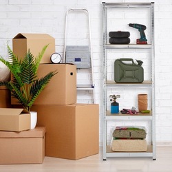 Стеллаж GardenLine GWI0674 180x40x40cm (Inox)