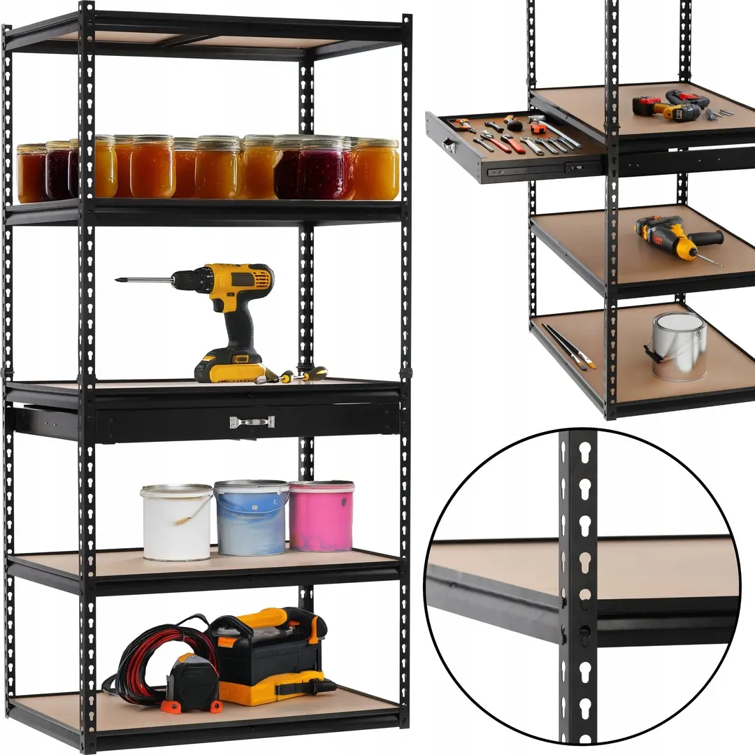 Etajera GardenLine GWI2127 180x90x60cm (Black)