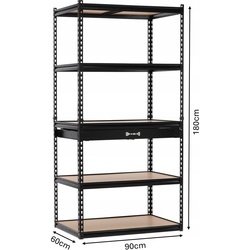 Etajera GardenLine GWI2127 180x90x60cm (Black) Thumb