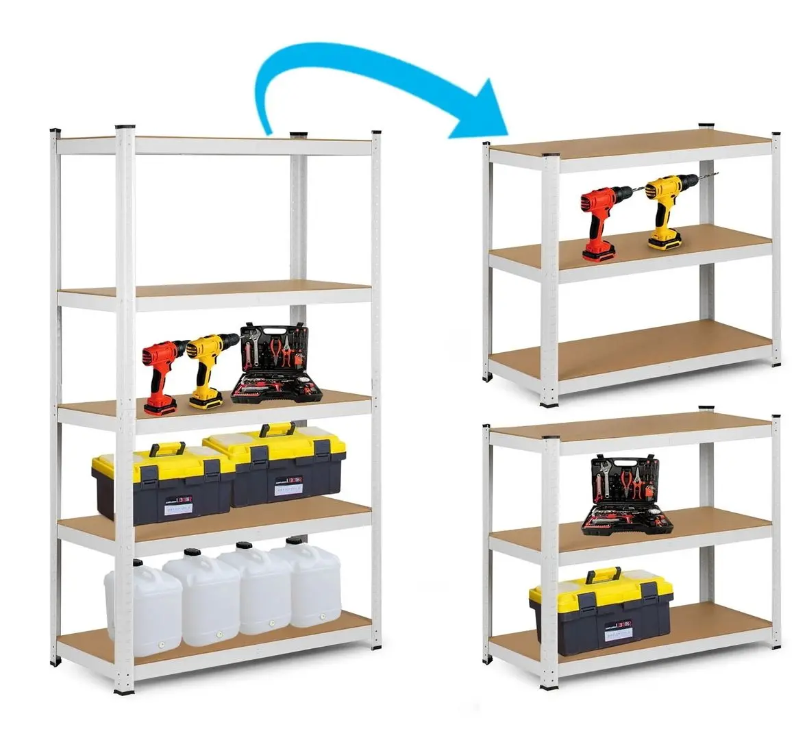 Etajera Humberg 4841 (White/Brown)