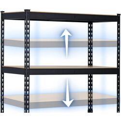 Etajeră Humberg HR-700 (Black/Brown) Thumb