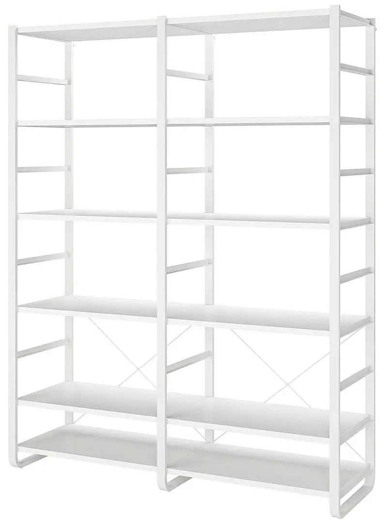 Etajera Ikea Elvarli 2 sectiuni 165x55x216 (Alb)