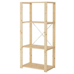 Стеллаж Ikea Hejne 78x50x171 (Натуральный) Thumb