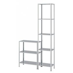 Etajera Ikea Hyllis 100x27x74-183 (Otel Inoxidabil)