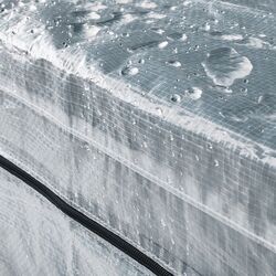 Etajera Ikea Hyllis cu husa 180x27x74-140 (Gri/Transparent) Thumb