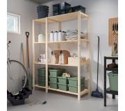 Etajera Ikea Ivar 2 sectiuni 134x50x179 (Pin)