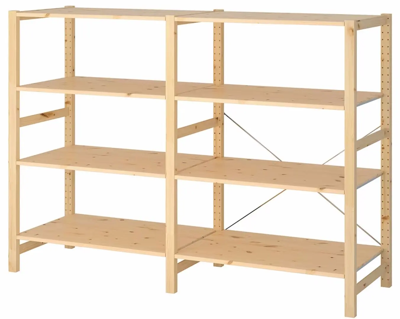 Etajera Ikea Ivar 2 sectiuni/polite 174х50х124 (Pin)