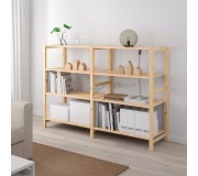 Стеллаж Ikea Ivar 2 секции/полки 174х50х124 (Сосна)