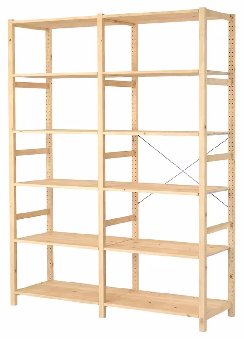 Etajera Ikea Ivar 2 sectiuni/polite 174x50x226 (Pin)