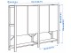 Стеллаж Ikea Ivar 2 секции/полки/шкафчик 174x30x124 (Сосна)