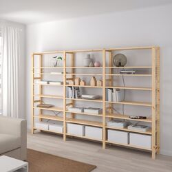 Etajera Ikea Ivar 3 sectiuni/8 polite 259x30x179 (Pin)