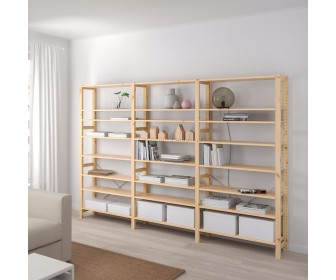 Etajera Ikea Ivar 3 sectiuni/8 polite 259x30x179 (Pin)