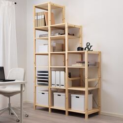 Etajera Ikea Ivar 3 sectiuni/polite 139x50x124-226 (Pin)
