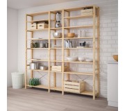 Etajera Ikea Ivar 3 sectiuni/polite 219x30x226 (Pin)