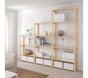 Etajera Ikea Ivar 3 sectiuni/polite 259х30х226 (Pin)