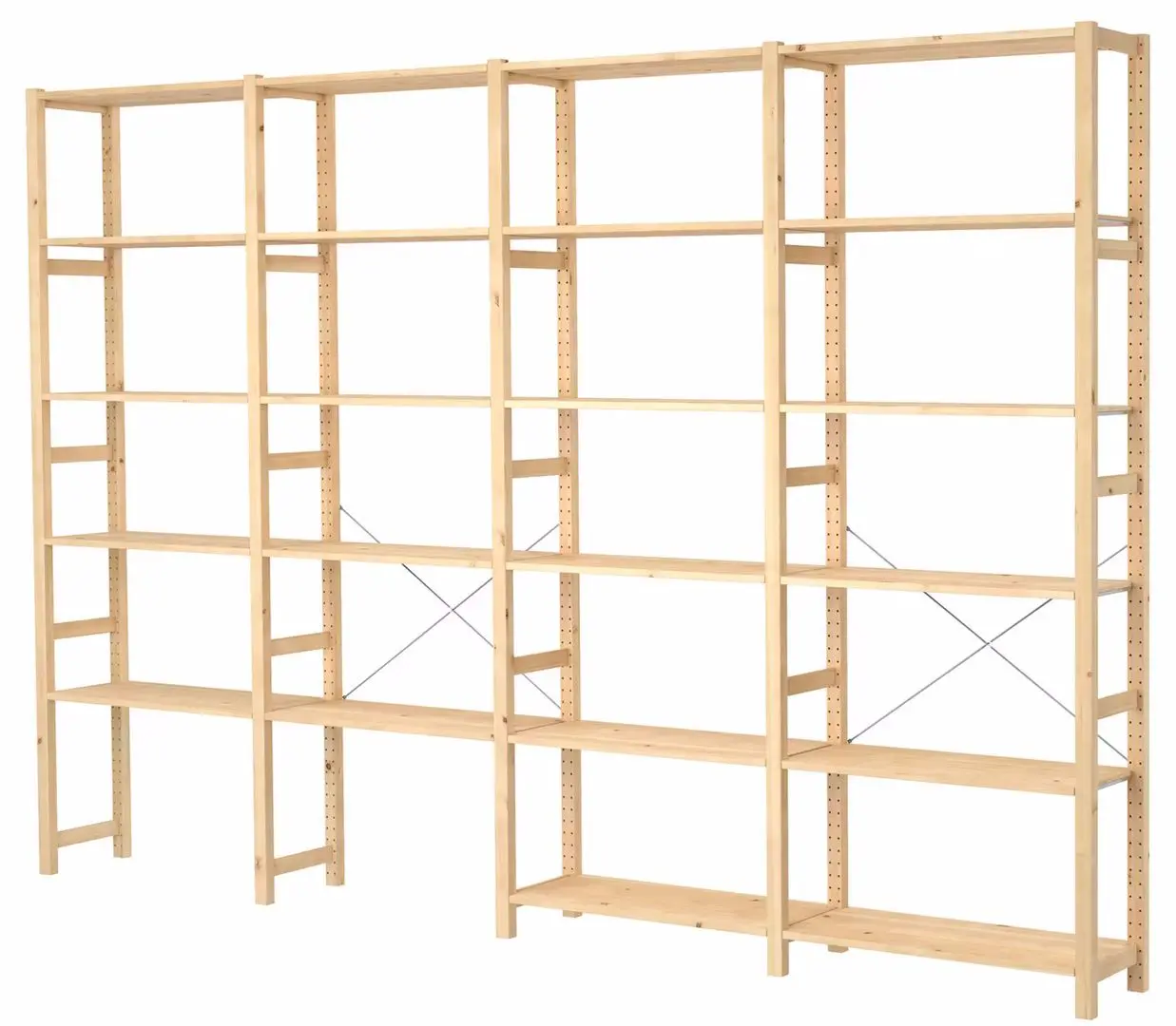 Etajera Ikea Ivar 4 sectii/polite 344x30x226 (Pin)