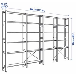 Etajera Ikea Ivar 4 sectii/polite 344x30x226 (Pin) Thumb