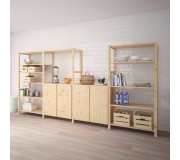 Etajera Ikea Ivar 4 sectii/polite 344x50x179 (Pin)