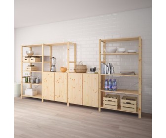 Etajera Ikea Ivar 4 sectii/polite 344x50x179 (Pin)