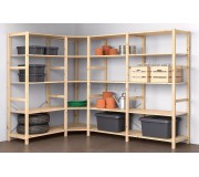 Etajera Ikea Ivar 4 sectiuni/colt 249/164x50x179 (Pin)