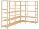 Etajera Ikea Ivar 4 sectiuni/colt 249/164x50x179 (Pin)