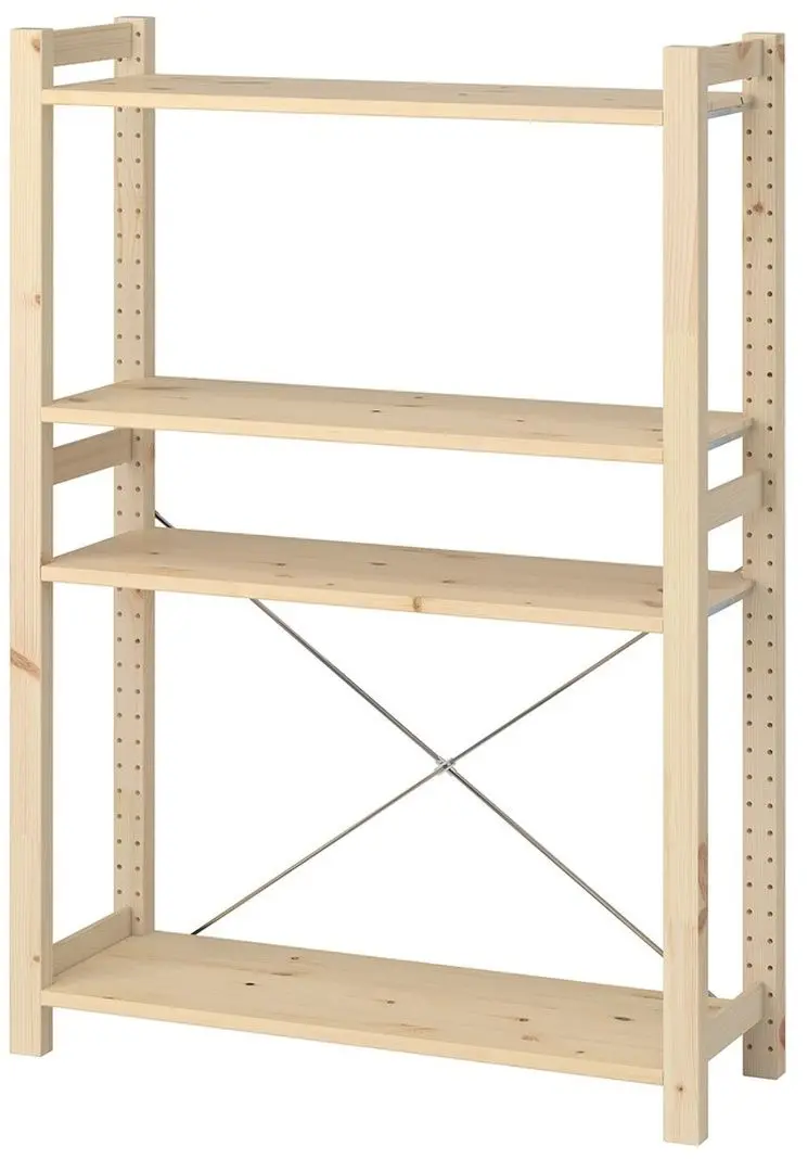 Стеллаж Ikea Ivar 89x30x124 (Сосна)