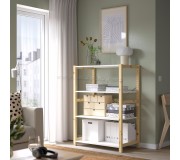 Etajera Ikea Ivar metal 89x50x124 (Pin/Alb)