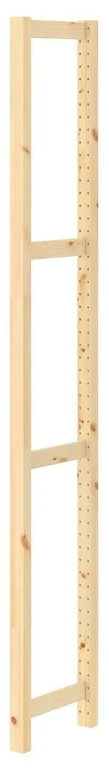 Стеллаж Ikea Ivar/Observator 5 полок 89х30х179 (Сосна/Бамбук)