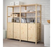 Etajera Ikea Ivar cu 4 usi/rafturi 174x50x179 (Pin)