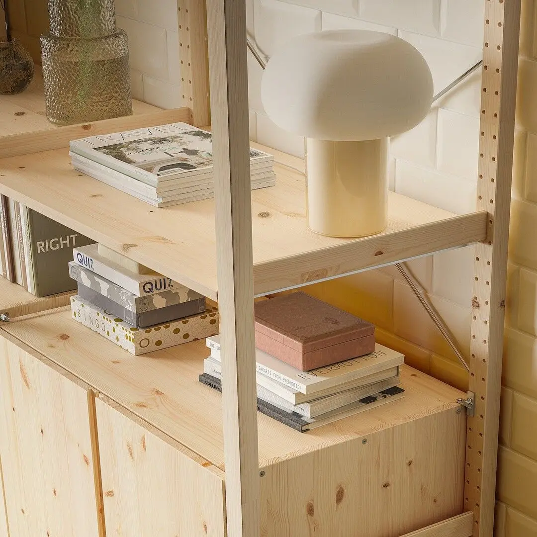 Etajera Ikea Ivar cu 4 usi/rafturi 174x50x179 (Pin)