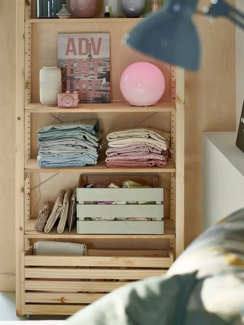 Etajera Ikea Ivar cu cutie depozitare 89x30x179 (Pin) - 3