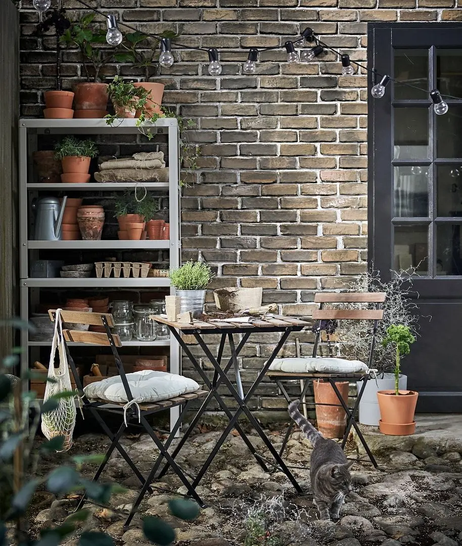 Etajera Ikea Kolbjorn 80x35x162 (Bej)