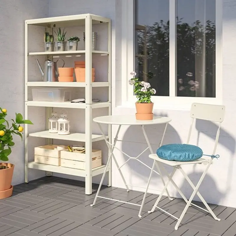 Etajera Ikea Kolbjorn 80x35x162 (Bej)