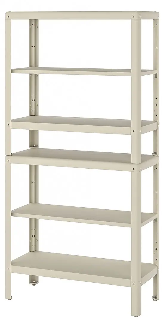 Etajera Ikea Kolbjorn 80x35x162 (Bej)