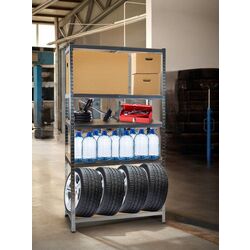 Etajera Malatec 23766 220x100x45см (Silver/Brown)