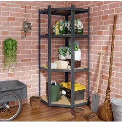 Etajera Metkas Budget 180x70x40x42.5cm (Anthracite)