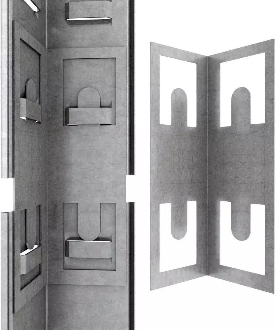 Стеллаж Metkas Budget 180x70x40x42.5cm (Silver)