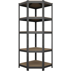 Etajera Metkas Budget 180x90x40x70.5cm (Anthracite) Thumb