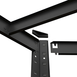 Etajera Metkas Budget 180x90x40x70.5cm (Anthracite) Thumb