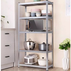 Etajera Metkas Budget 220x110x40cm (Silver)