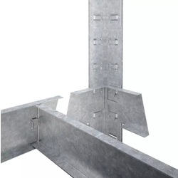 Стеллаж Metkas Budget 220x110x40cm (Silver) Thumb
