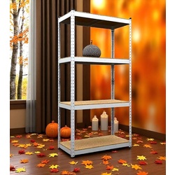 Etajera Metkas Budget B160120803042 160x80x30cm (Silver)